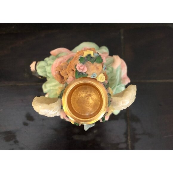 3 For $6 Young Angel Messenger Holding A Lantern Candle Holder Figurine 5" Tall - Picture 3 of 4